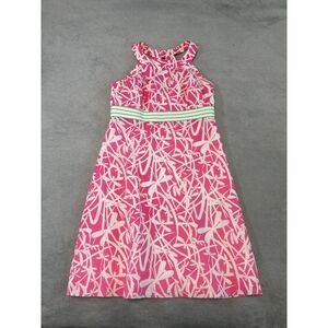Lilly Pulitzer Seersucker Light My Fire Hotty Pink Dress Size 8
